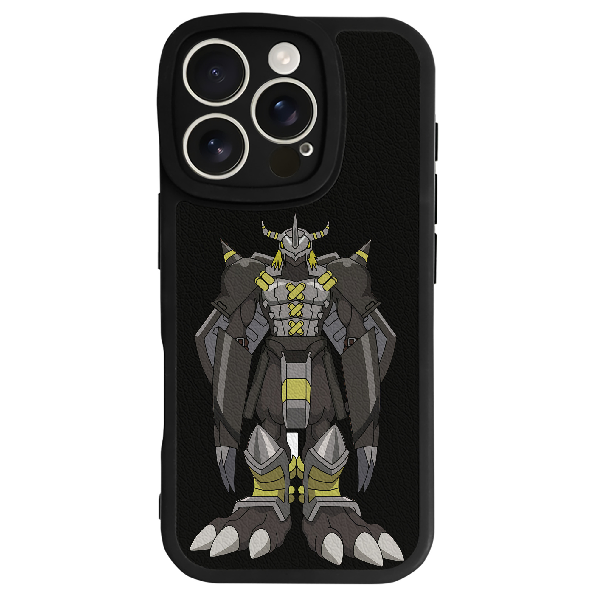 （画像用） Digimon デジタルモンスター/デジモン 【iPhone 16シリーズ対応】シリコンスマホケース（レザー調） 材質：シリコン